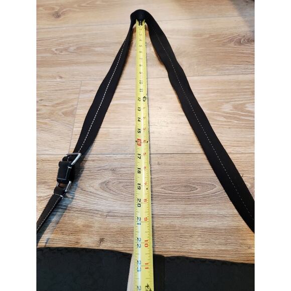 VTG 90s Coach Signature Canvas Bag Crossbody Laptop Work Messenger Tote - Picture 13 of 14